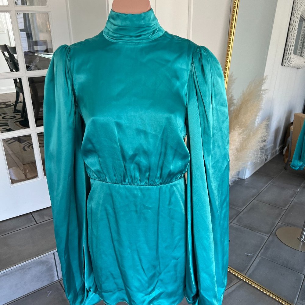 The Attico Balloon Sleeve Mini Dress Size 40